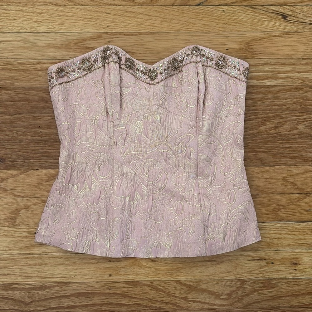 Moda International: Vintage Brocade Bustier Corset